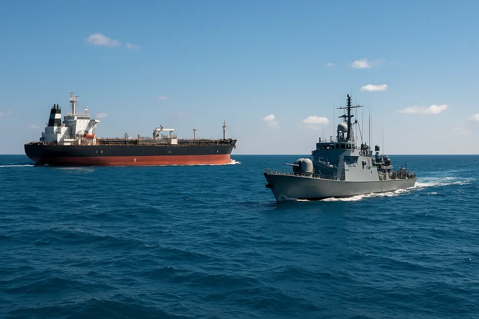 tàu chở dầu tại eo biển Hormuz